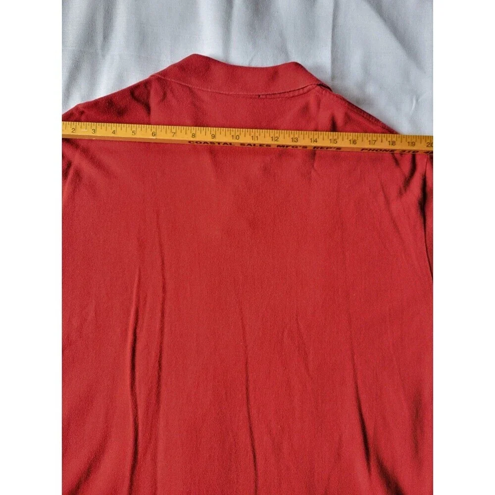 Polo Ralph Lauren Casual Collared Short Sleeve Polo Shirt Mens Size XL Red